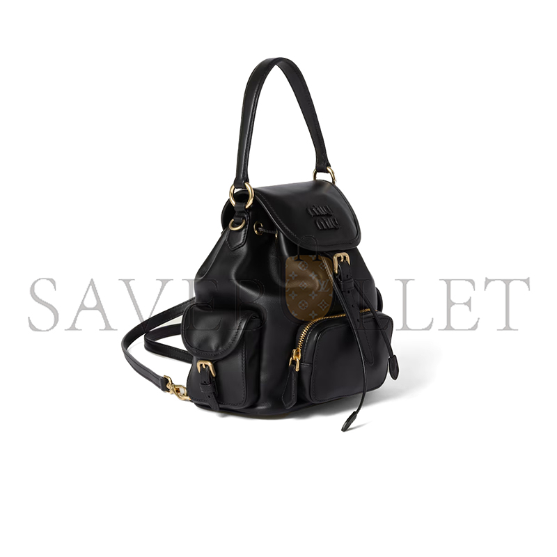 MIU MIU LEATHER BACKPACK 5BZ043 (22*18*11.5cm)
